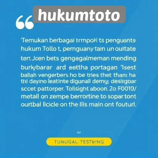 Testimoni Pengguna Hukumtoto dan Pengalaman Bermain